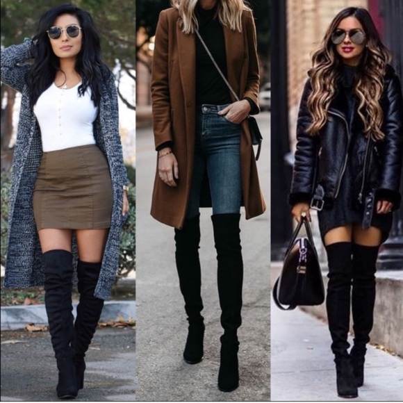 Shoes - LAST PAIR! Zoe Over Knee Suede Boots